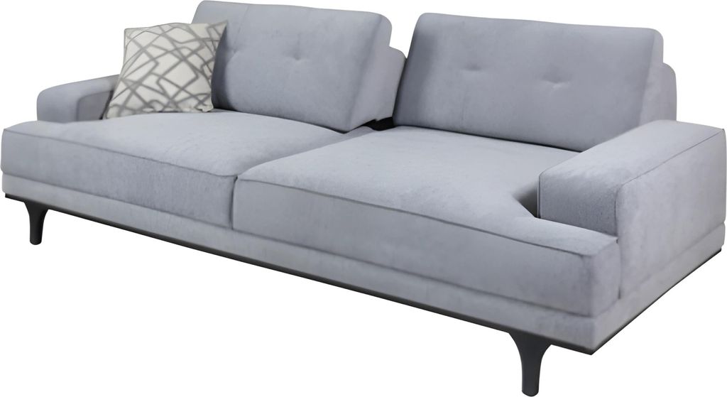 Verstellbarer Rücken Sofa 3 Sitzer Hochwertig Polster Sofas Textil