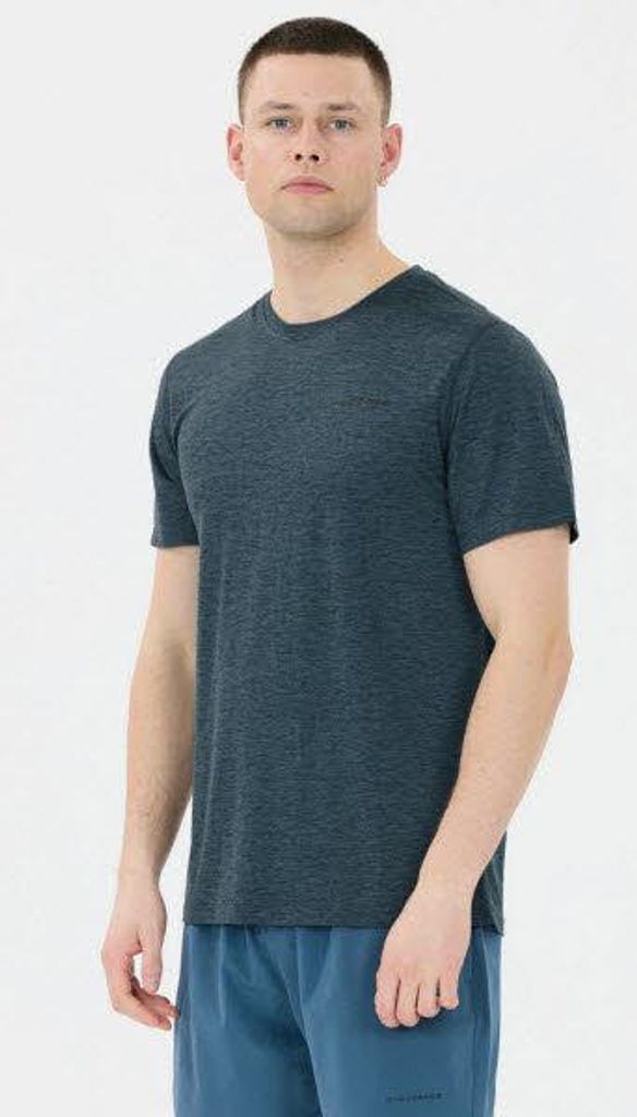 Endurance Abdon M Melange S/S Herren T-Shirt Blau XXL