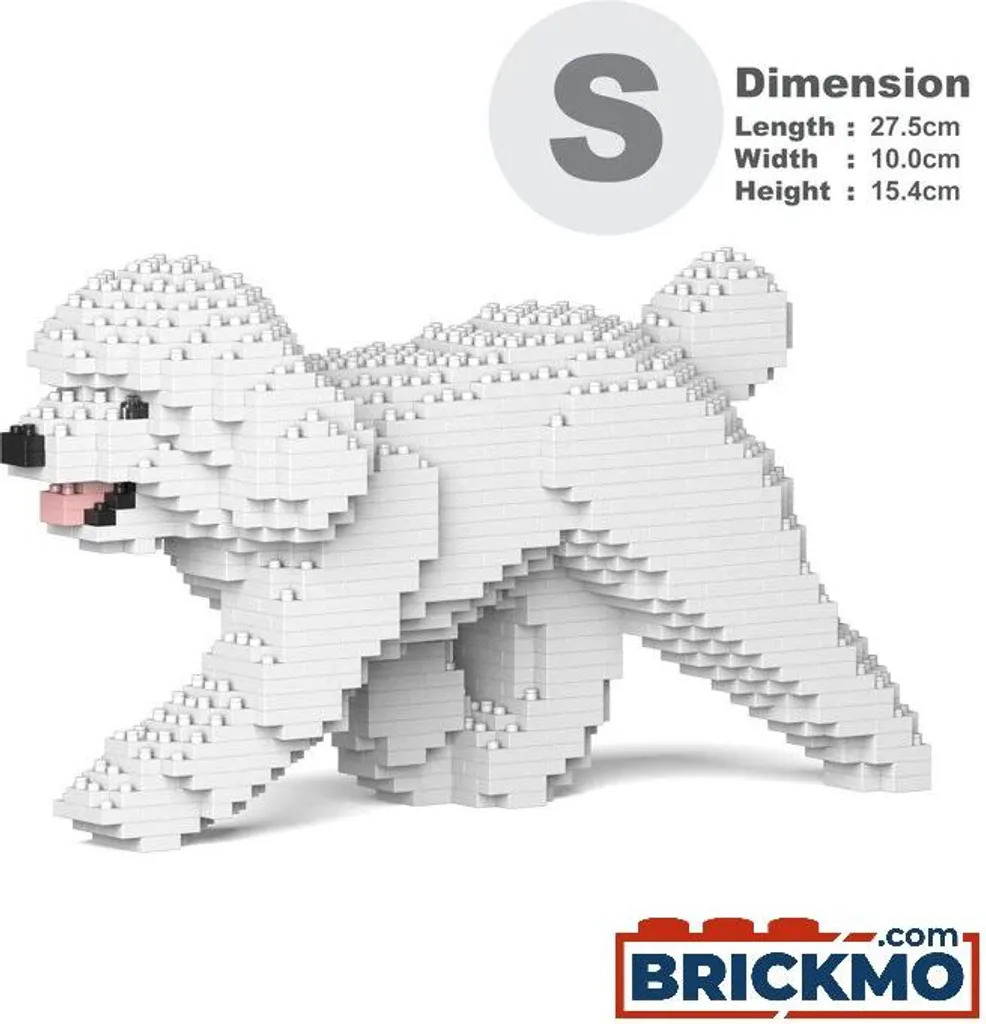 Décoration Caniche en Briques JEKCA - Idée Cadeau Originale pour Canidés