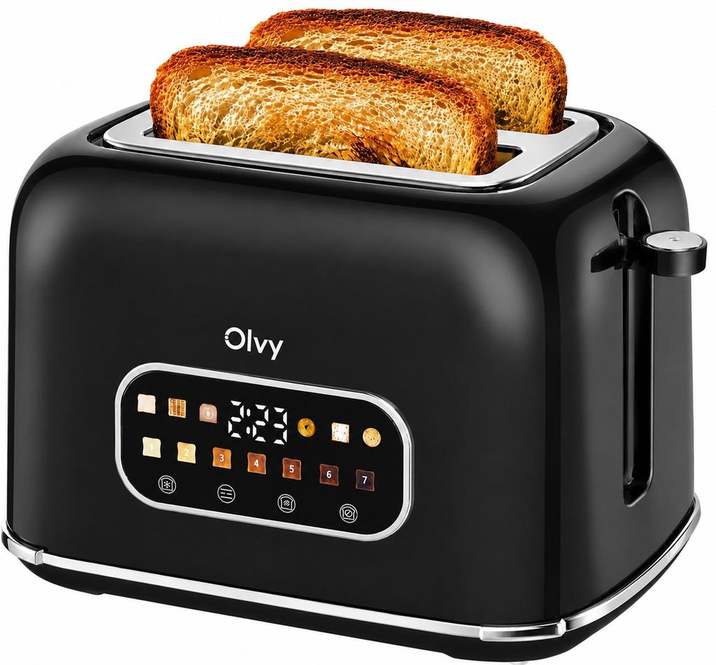 Olvy Toaster, Touchscreen mit Timer, 7 Bräunungsstufen, Produktbild 