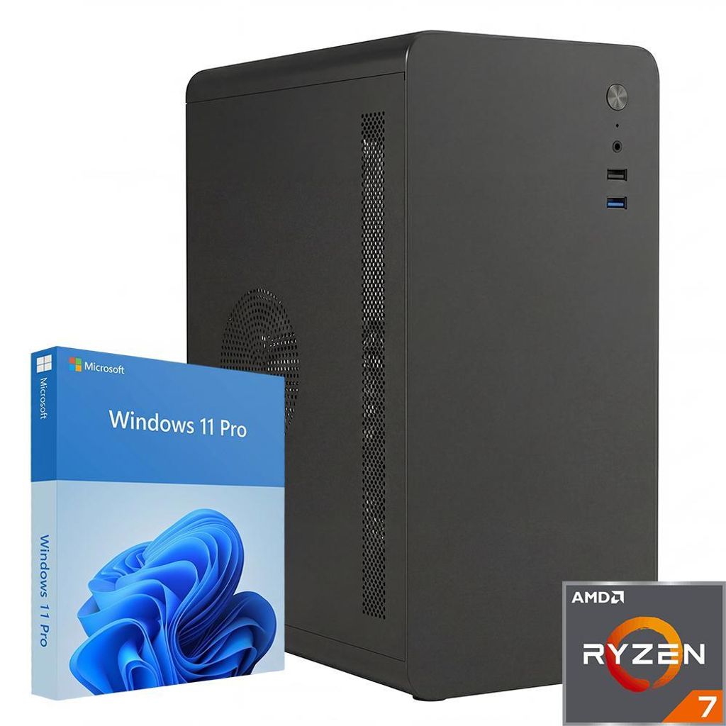 AMD Ryzen 7 - 32 GB DDR4 - 1000 GB SSD - WLAN - Bluetooth - Windows 11 Pro (COMPUGEAR CS110-40527)