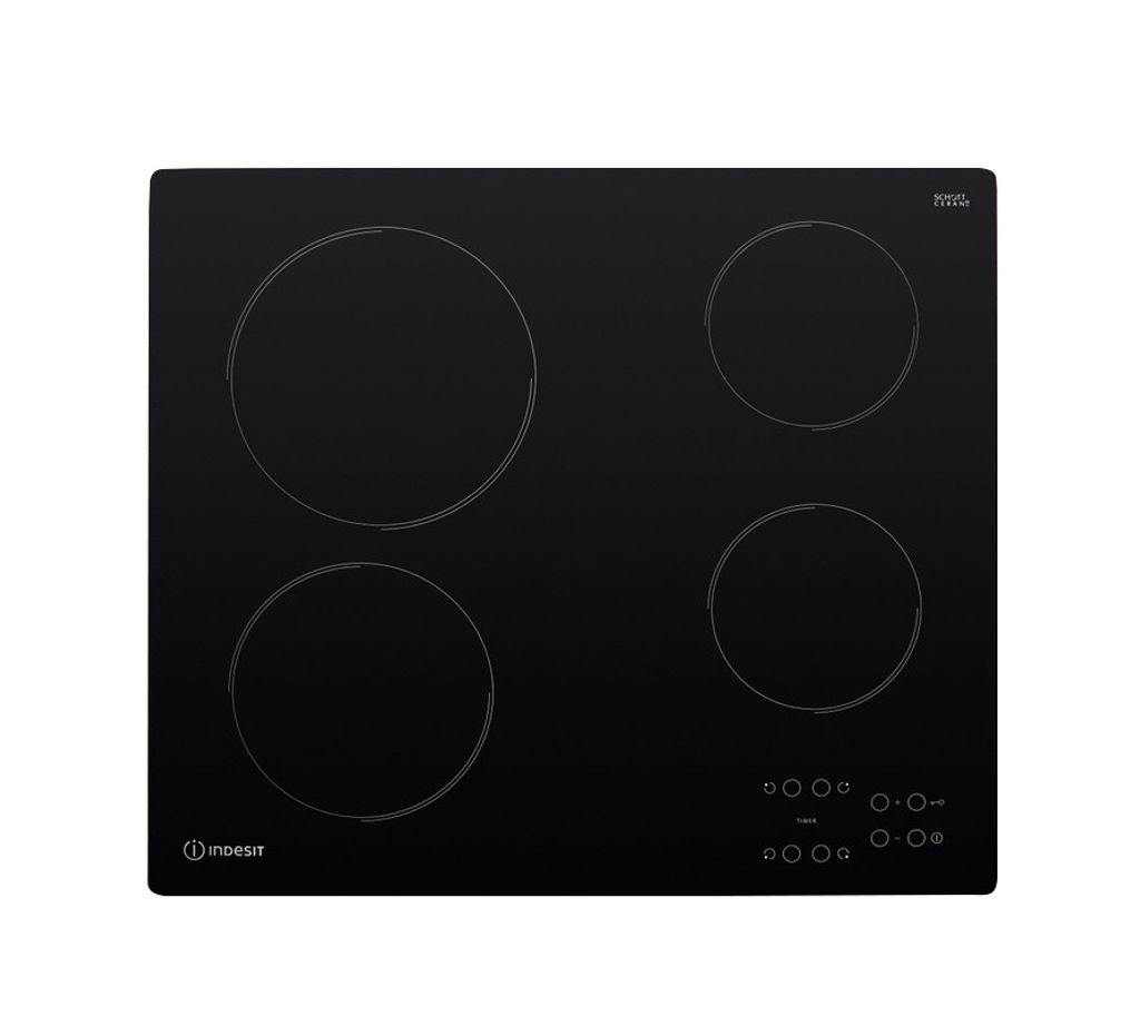 Indesit Einbaukochfeld Glaskeramik IRH604SNE 60 cm