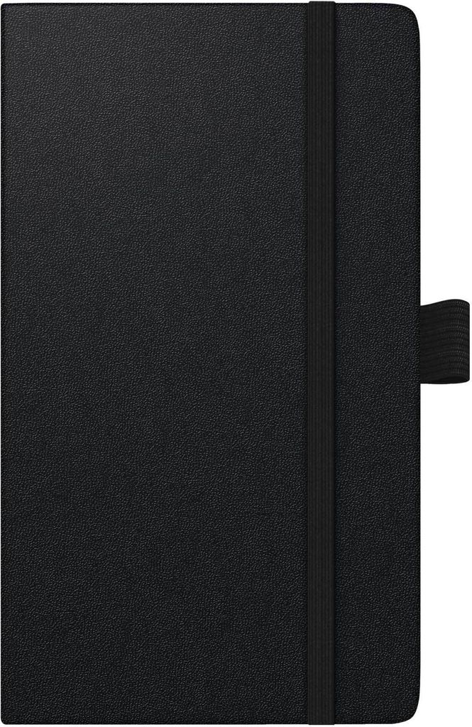 BRUNNEN 1075666904 Wochenkalender Taschenkalender 2024 Kompagnon Modell 756 2 Seiten = 1 Woche Blattgröße 8,7 x 15,3 cm Baladek-Einband schwarz