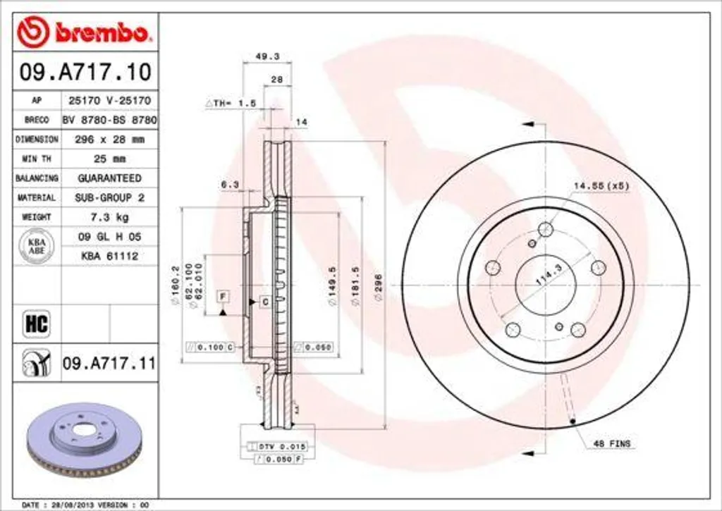 Supprimer les Vibrations de Freinage Lexus IS avec ce Disque Brembo OE