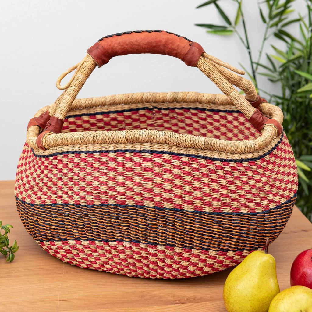 SIDCO Einkaufskorb Seegras Keniakorb Malikorb Seegrastasche Produktbild 5