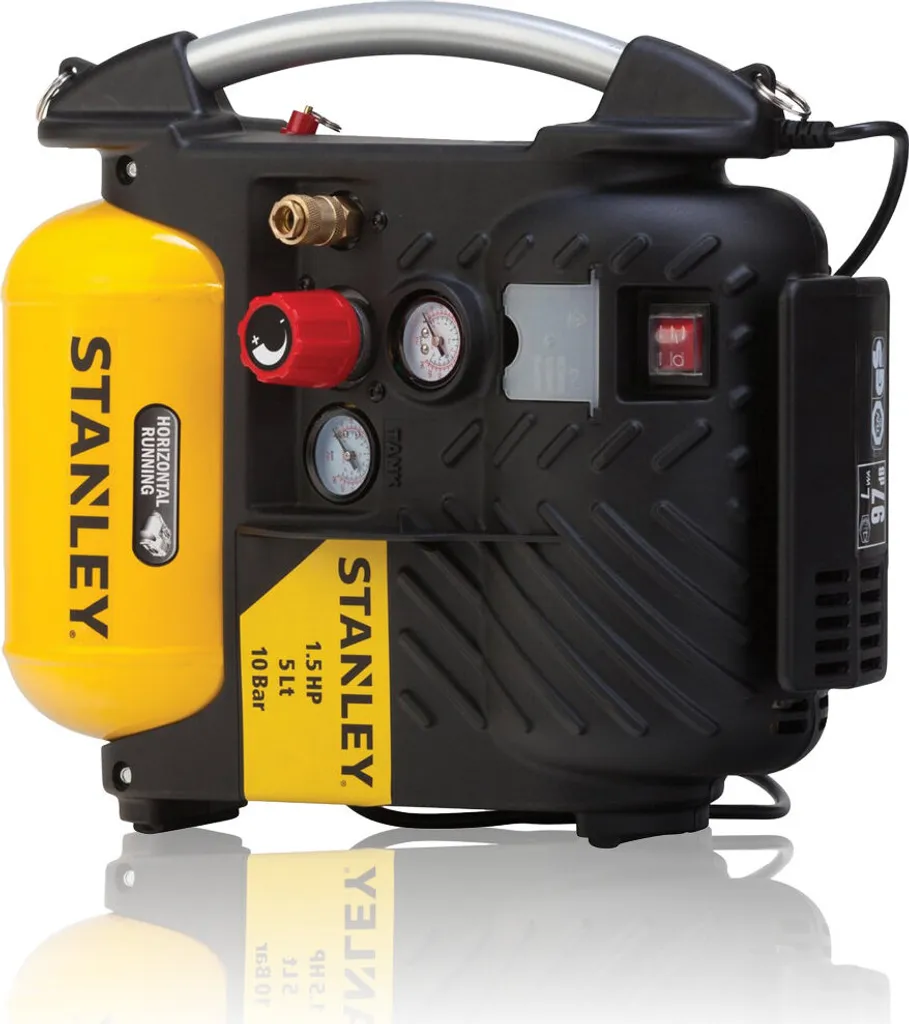 Compresseur sans huile Stanley 10 bar - Modèle DN 200/10/5 compact 5L - 27