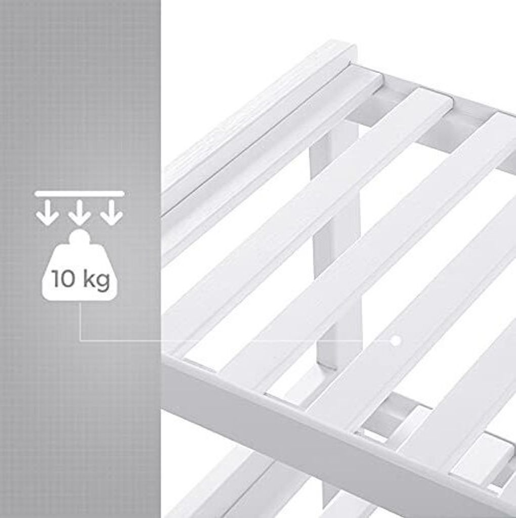SONGMICS Stojak na buty 3 poziomy Półka stojąca Półka Zdjęcie produktu 20