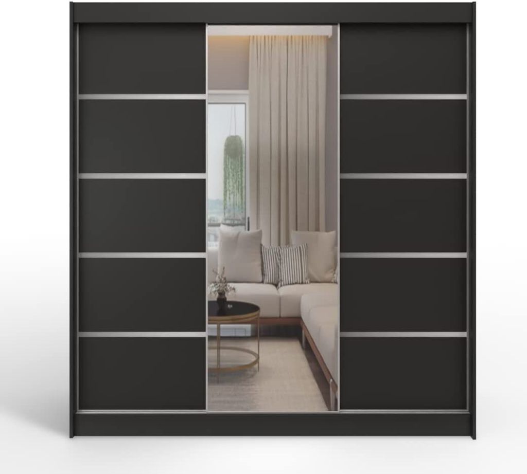 Easy Furniture A6 Schiebetüren Kleiderschrank 250 cm mit Produktbild 