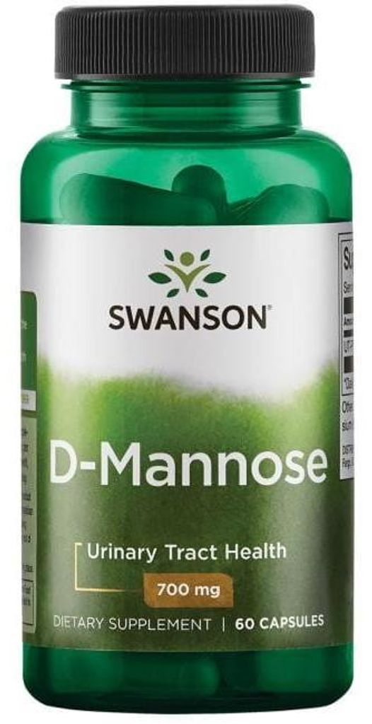 Swanson - D-Mannose, 700mg, 60 Kapseln Produktbild 