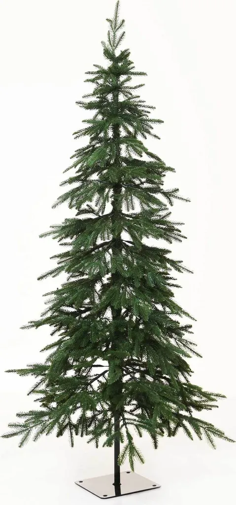 Grand Arbre de Noël Artificiel Conique Vert Naturel de 180 cm VIVANNO