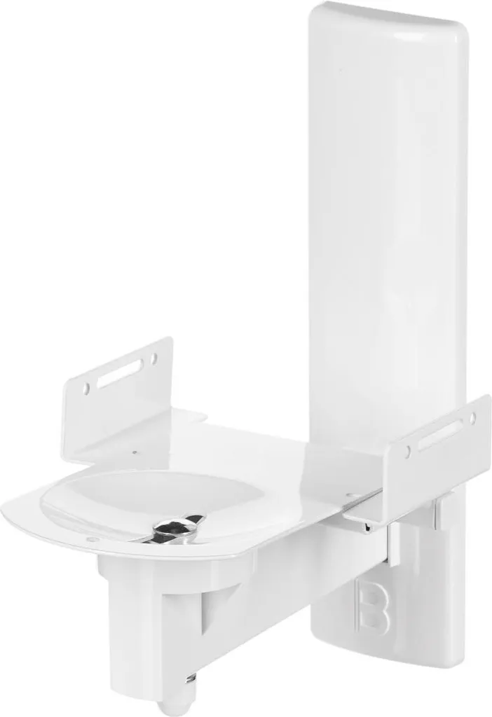 Support Mural Enceinte Home Cinéma B-TECH BT77 Blanc Orientable Haute Qualité - 3