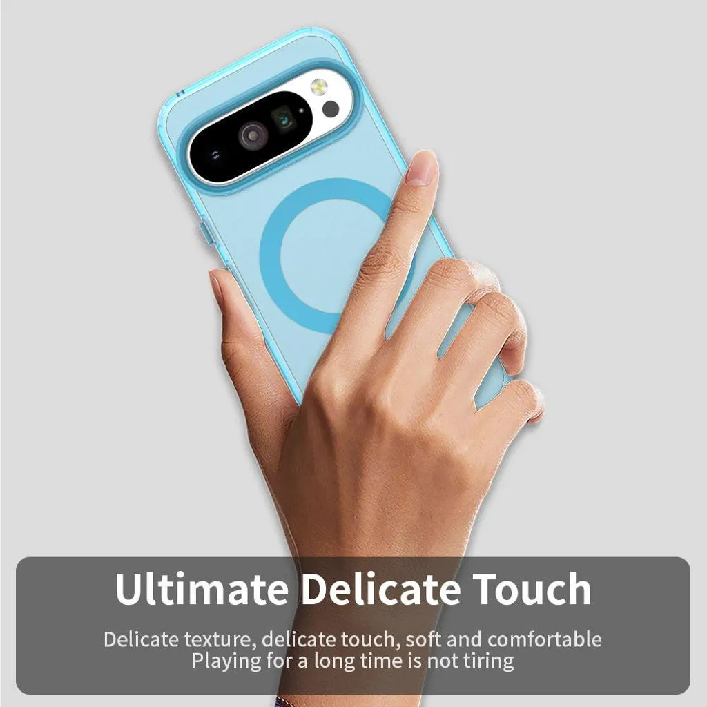 BESINPO Magnetica Cover per Google Pixel 10 Pro XL con Vetro Temperato,Compatibile con MagSafe,Custodia Ultrasottile Traslucida Opaca Antiurto