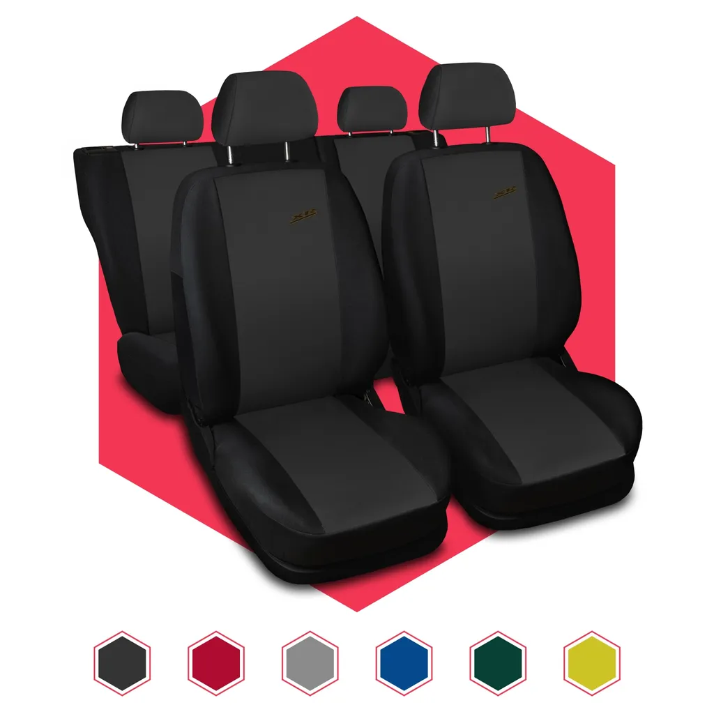 Coprisedili Auto Universali Grigio in Poliestere - Protezione Totale