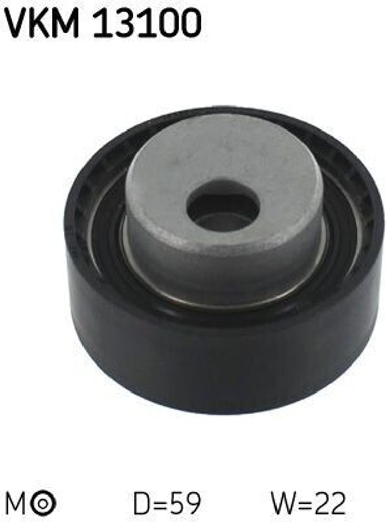 SKF VKM 13100 Spannrolle, Zahnriemen OE 082919 kompatibel mit 206, 306, AX, Berlingo, BX, C15, Evasion, Saxo, Xantia, XM, Xsara, ZX, Ulysse, Zeta, ...
