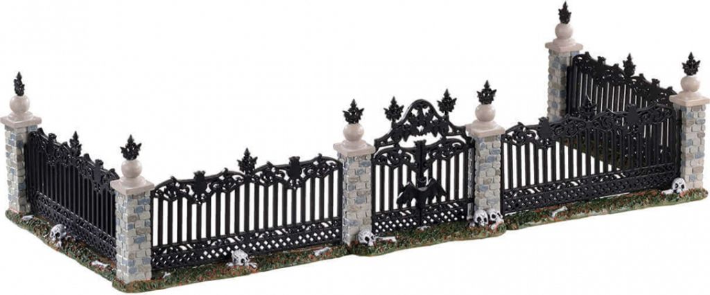 Bat Fence Gate - Lemax Spooky Town
