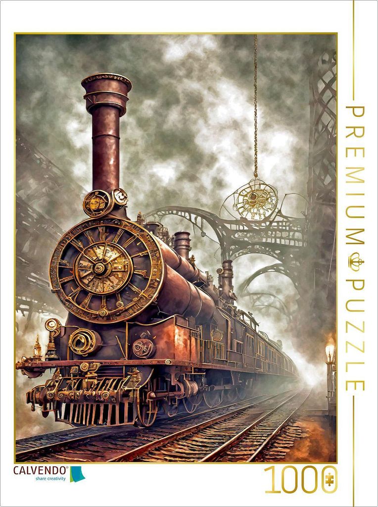 CALVENDO Puzzle Schnellzug | 1000 Teile Lege-Größe 64x48cm Foto-Puzzle für glückliche Stunden