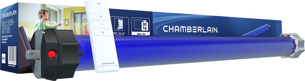 Chamberlain RPD40ER-10, Rohmotor, Blau, 80 kg, 16 m², 40 Nm, 12 RPM