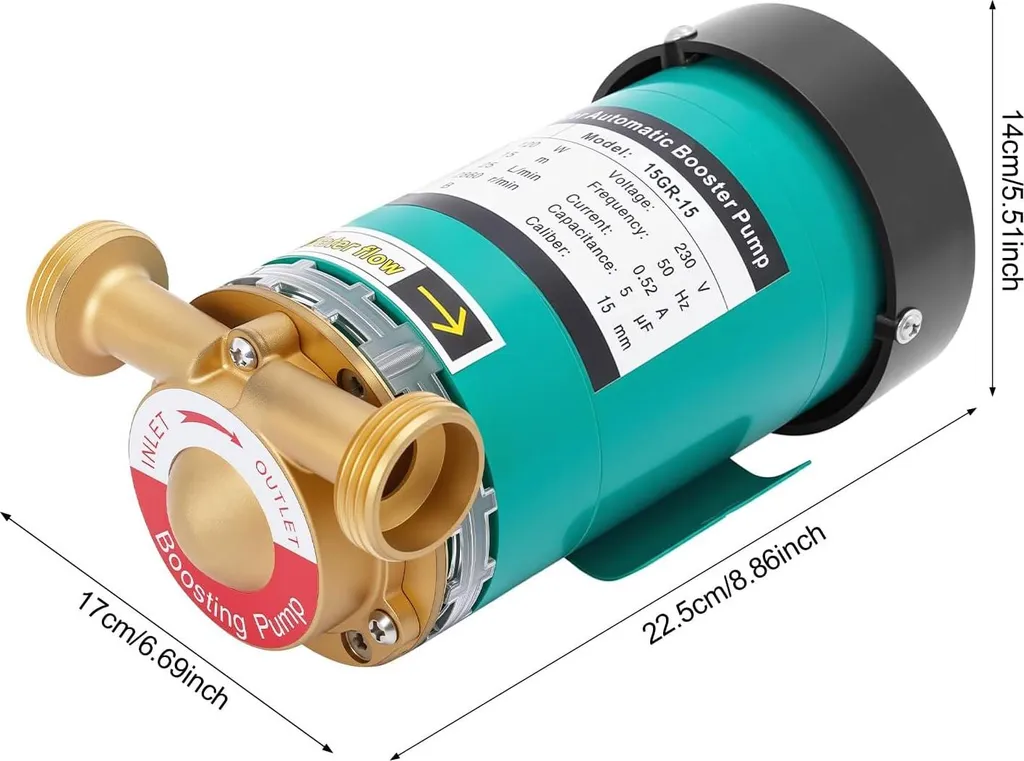 Pompe de surpression pour augmenter la pression d'eau domestique 220V - 5