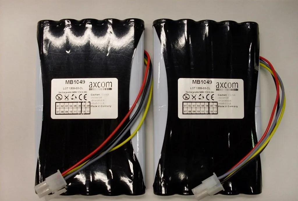 Accumulateur NiMH 12V 4Ah pour Moniteur Datex S5 - Kit de Remplacement Duo