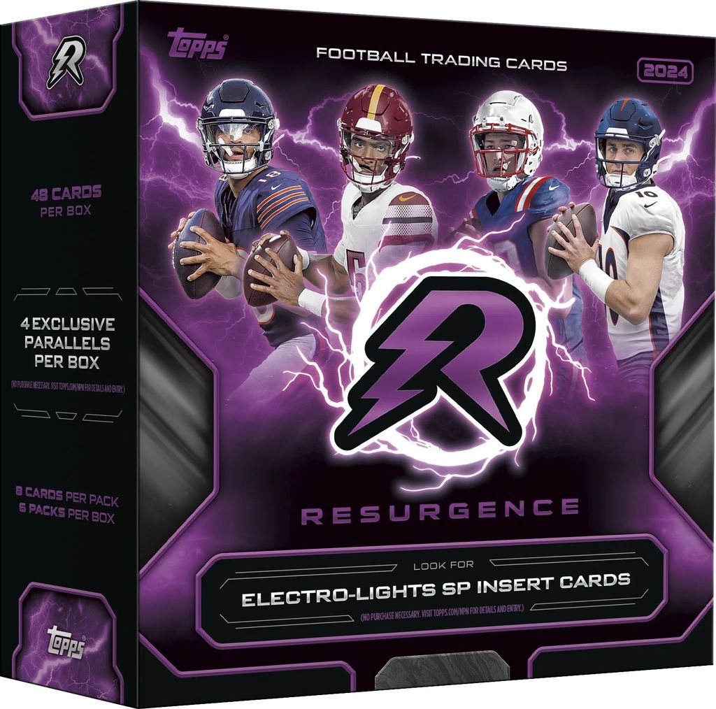Topps Resurgence Football Mega Box 2024