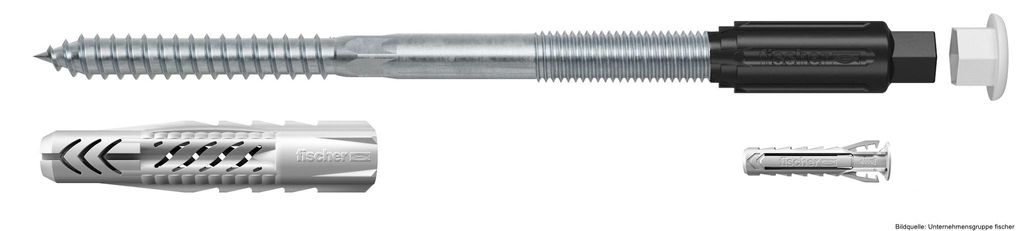 fischer Abstandsmontagesystem TherMax 8/180 M6, 2 Stück Produktbild 
