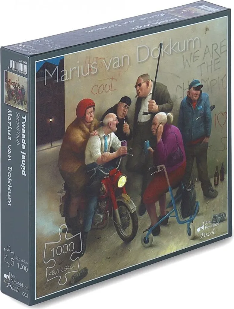 Puzzle Anti-Stress Art Revisited Second Youth Marius van Dokkum Qualité
