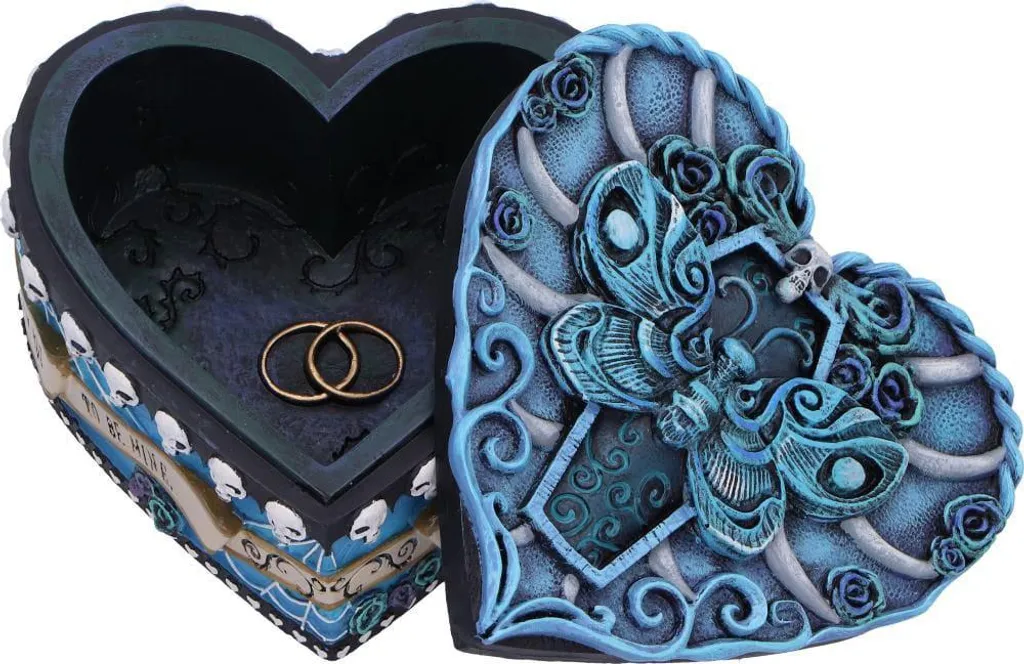 Protégez vos Bagues avec le Coffret Corpse Bride Bleu Design Compact - 6