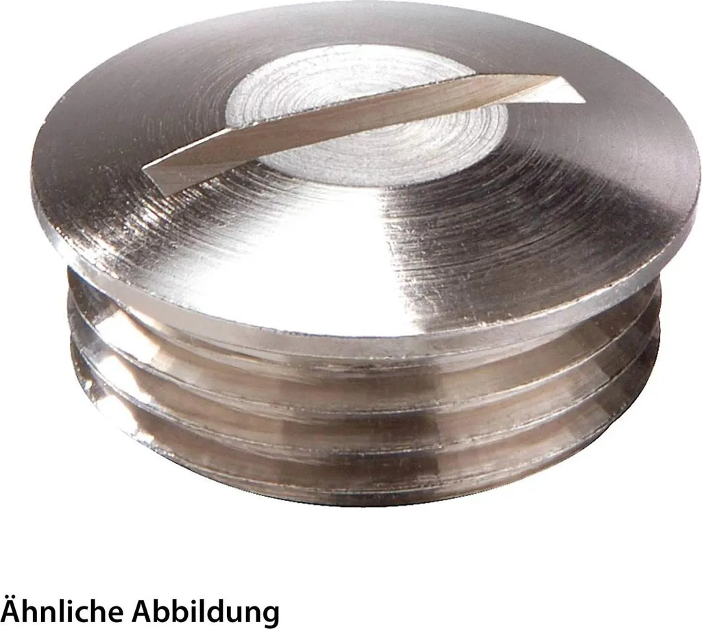 Obturateur laiton nickelé M25 x 1,5 filetage long 14mm pour coffrets
