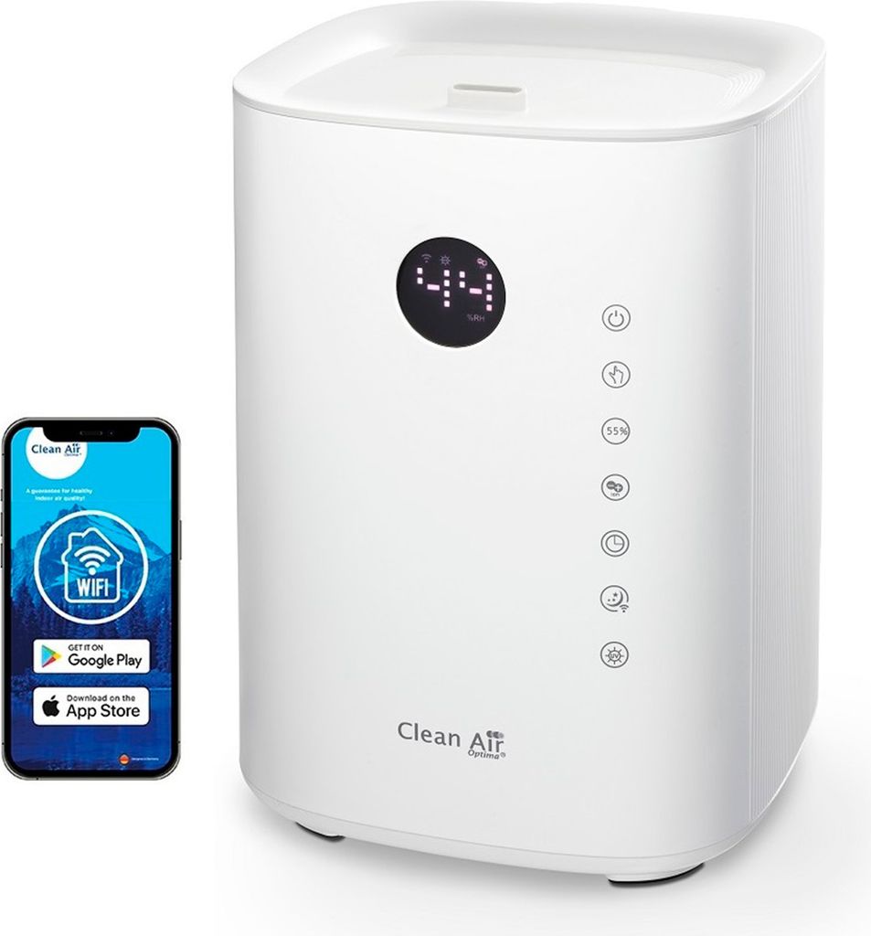 Luftbefeuchter CA-604W Smart Top Filling - Geeignet für kleine und größere Räume bis 55m² / 140m³