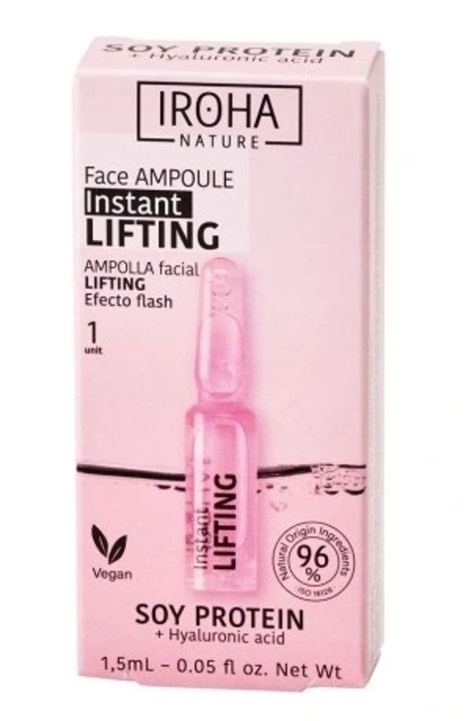 Iroha Nature Sojaprotein & Hyaluronsäure Straffungsampulle, 1.5ml