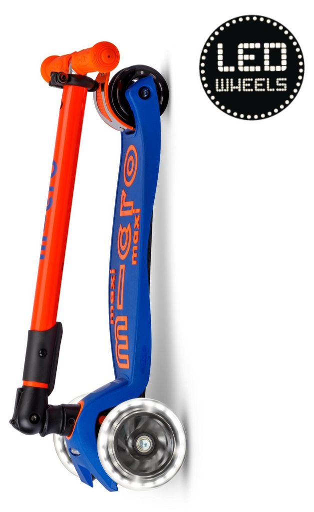 Micro Maxi Micro – faltbar, LED, Blau, Orange, Neon Produktbild 
