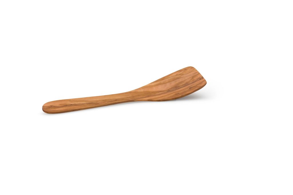 Continenta Pfannenwender, Bratgutheber, Bratschaufel, Bratwender, aus Olivenholz, 30 cm