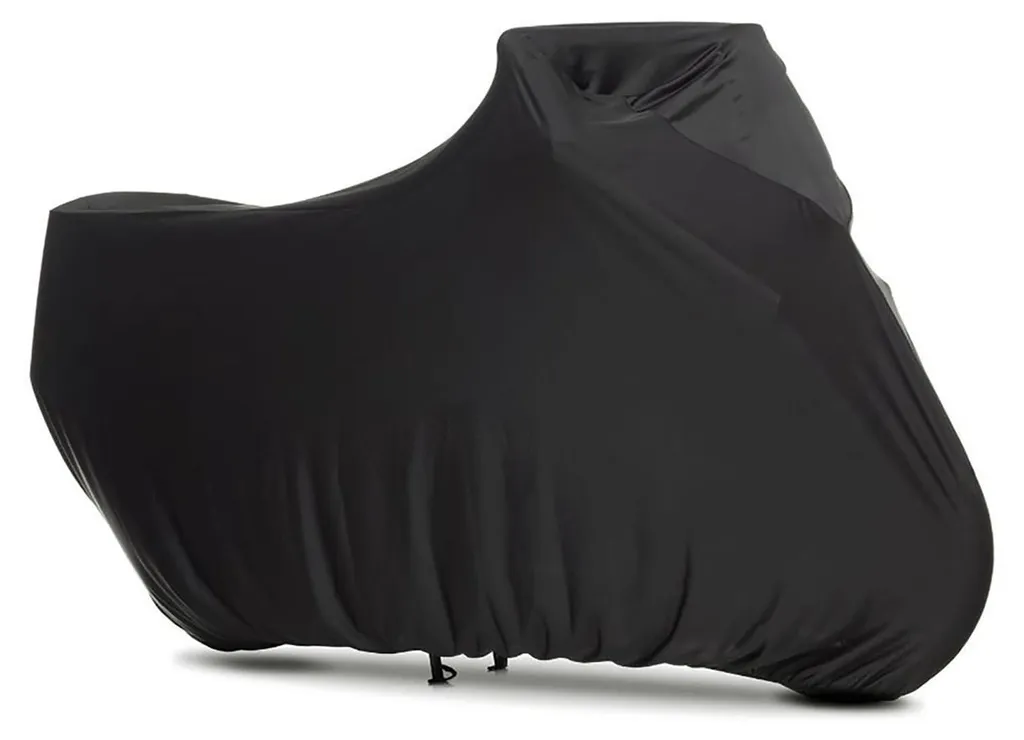 Housse de Protection Élastique pour Moto de Grande Taille en Noir Mat