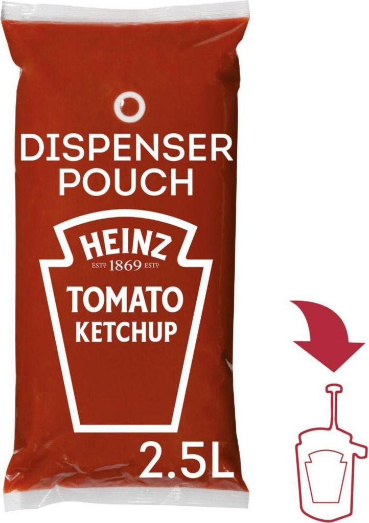 Heinz Tomato Ketchup Salsa di pomodoro in sacchetto Immagine del prodotto 
