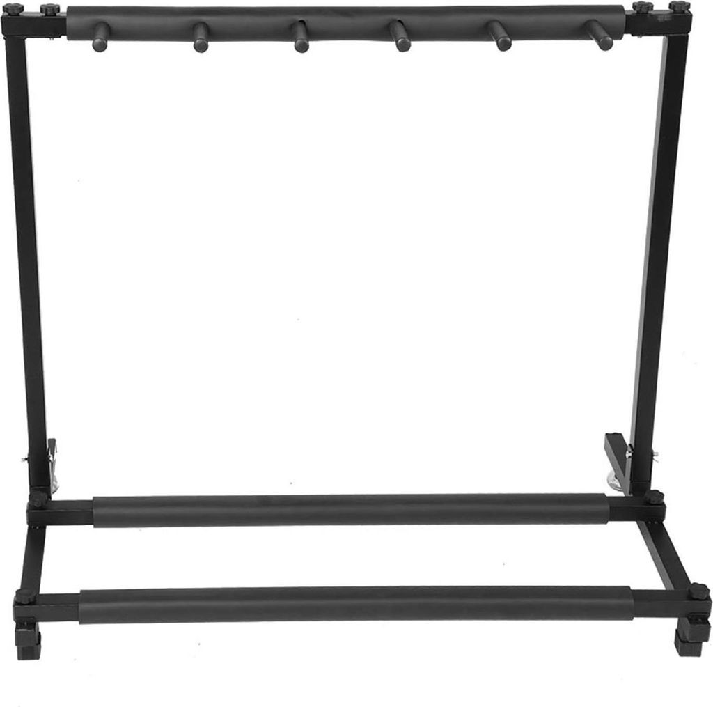 Stabiler Gitarren-Ausstellungsständer aus Metall, Organizer, Halter, Instrumentenzubehör (5 Plätze)