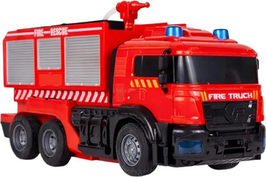 Robot camion de pompiers télécommandé avec jets d'eau réels et sons