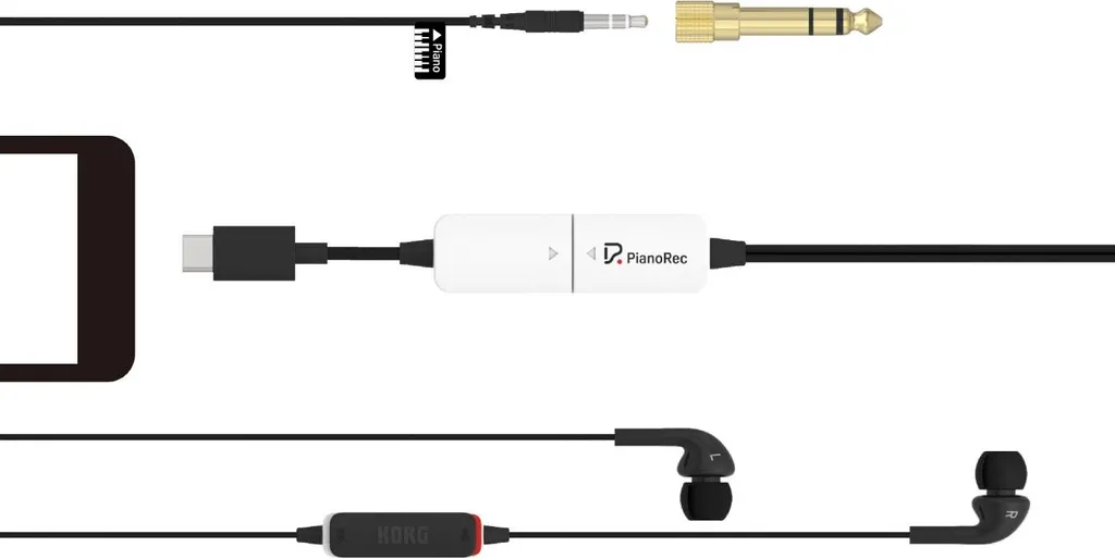 Interface Audio USB KORG PianoRec pour Enregistrer votre Piano sur PC Mac