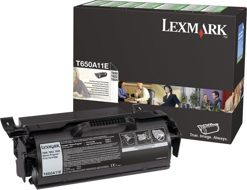 Lexmark T650A11E, 7000 strany, Čierna, 1 kusov Obrázok produktu 