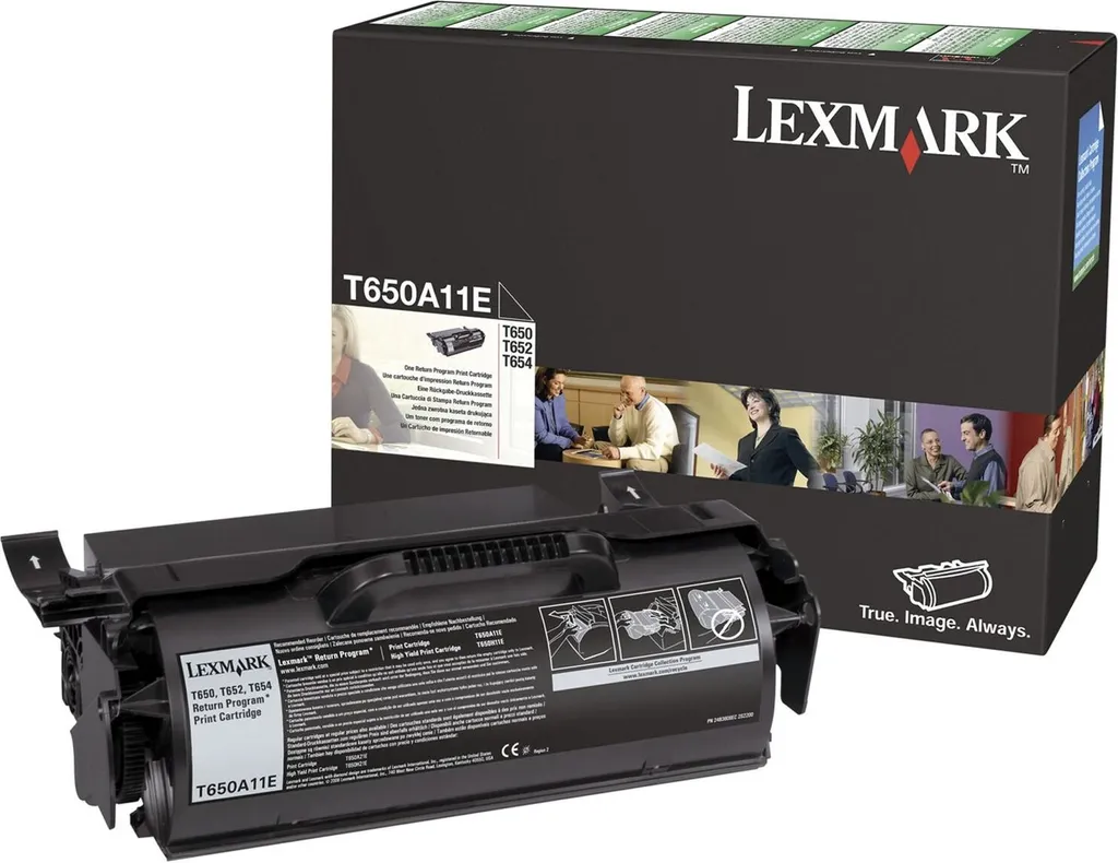 Cartouche de toner Lexmark noir longue durée à séchage ultra rapide