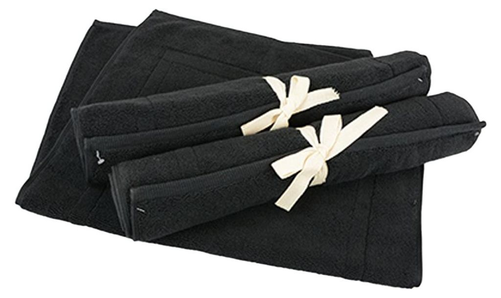 ARTG - Badematte, Unifarben LT4435 (Einheitsgröße) (Schwarz)