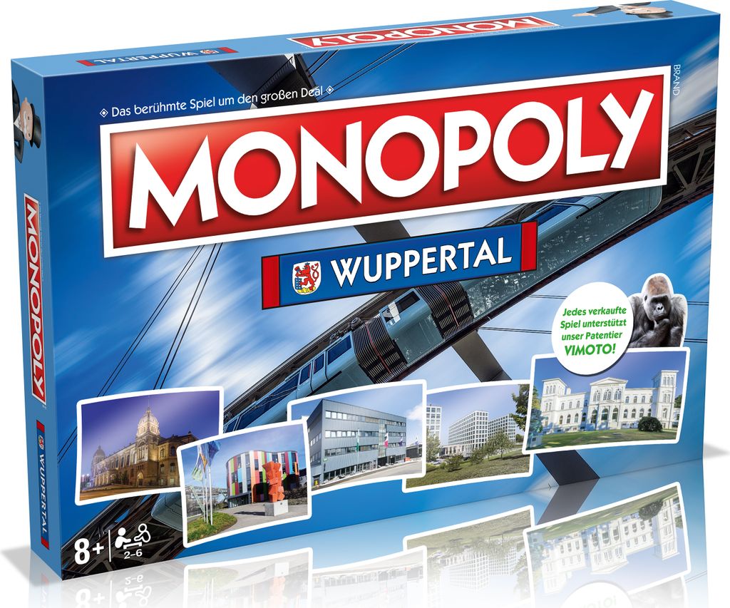 Monopoly - Wuppertal (Neuauflage) Brettspiel Produktbild 