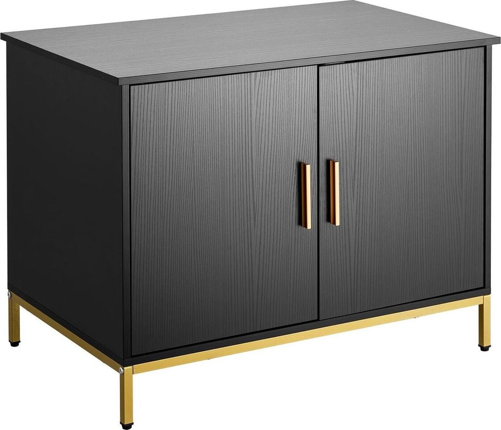 Katzenklo-Umzäunungsmöbel, 70 cm versteckter Katzenklo-Schrank mit Metallbeinen und Griff, moderner Katzenwaschraum-Beistelltisch, passend für d...