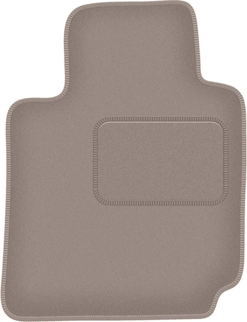 Tappetino Guida Beige Nissan Micra K12 CC 2003-2010 Velluto Premium