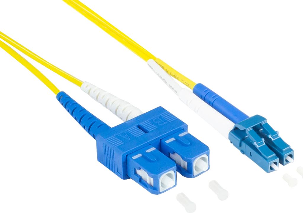 Patchkabel LWL Duplex OS2 (Singlemode, 9/125) LC/SC, 15m, Good Connections