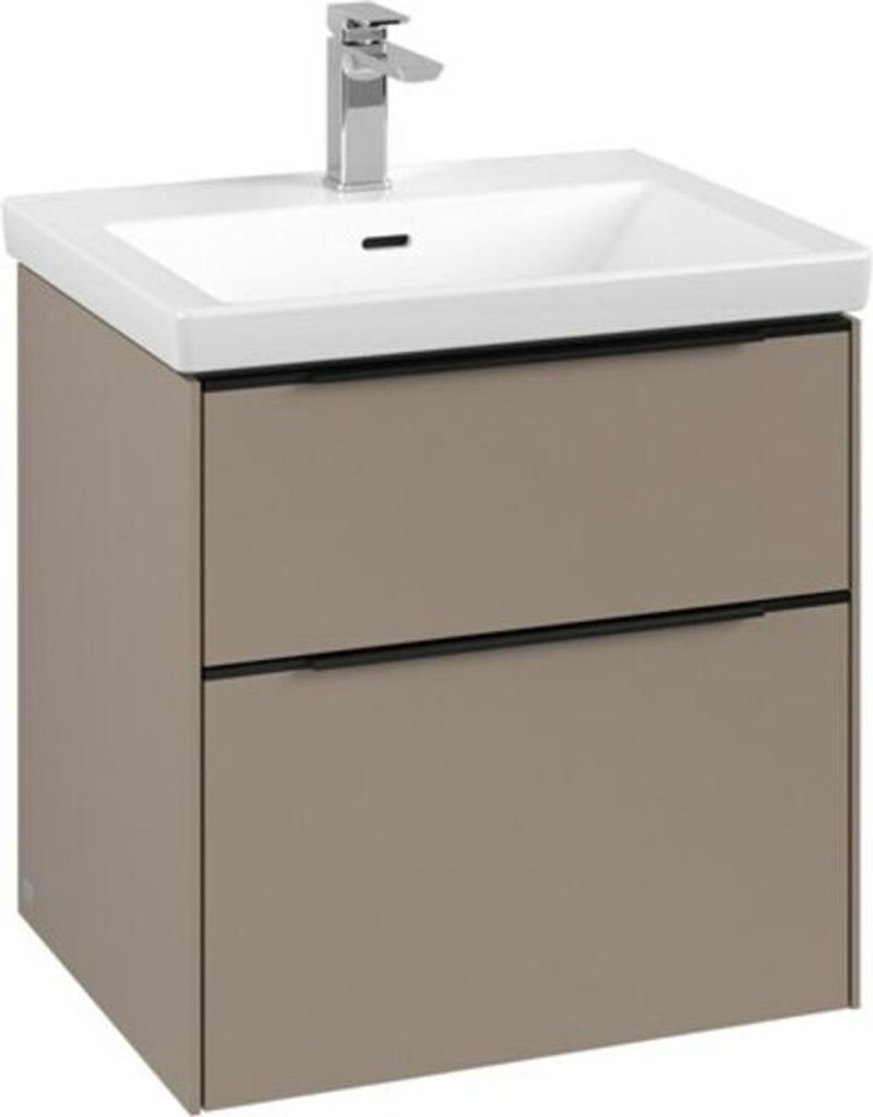 Villeroy & Boch Subway 3.0 Waschbeckenunterschrank, 2 Auszüge, 572x576x478mm, C57801VM
