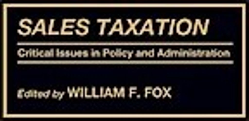 Sales Taxation