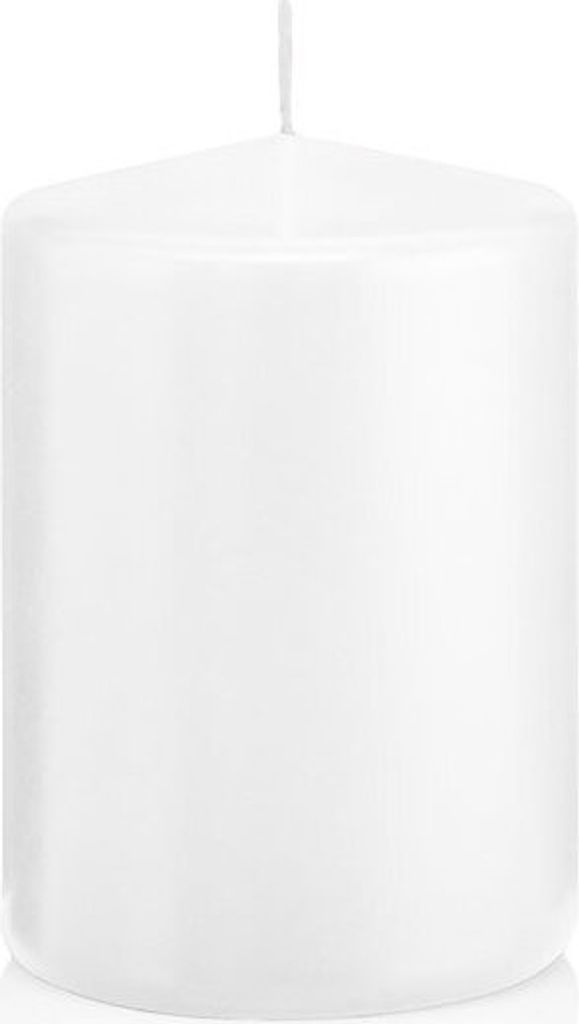 Stumpenkerzen Weiß 100 x Ø 68 mm, 12 Stück