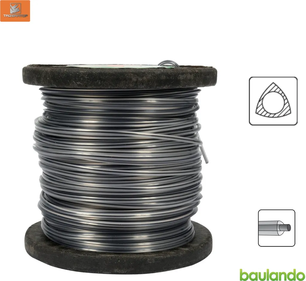 Filo Professionale Decespugliatore 2.4 mm x 90 m Anima Rinforzata