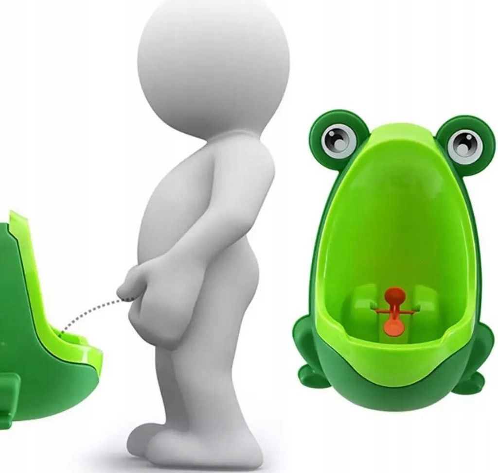 Baby Jungen stehen Töpfchen Froschform Wand Urinale Produktbild 3