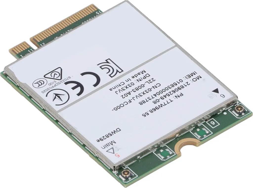 Module 4G DW5829e T77W968 pour Internet Mobile sur PC Latitude 7530 - 3